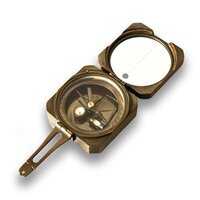 Antique Nautical Vintage Brass Brunton Compass