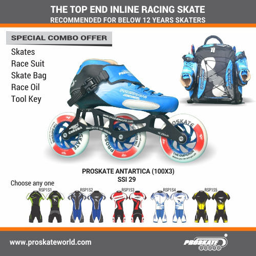 PROSKATE ANTARTICA 100X3 INLINE SKATES SSI 29