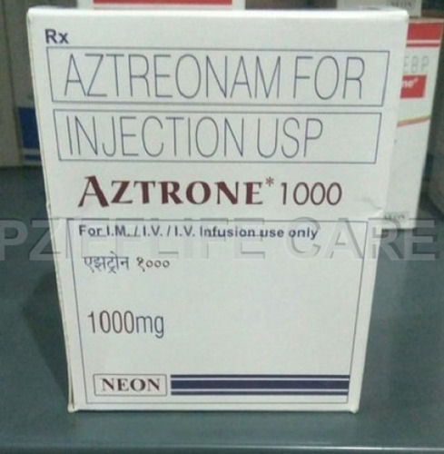 Liquid Aztreonam For Injection AZTRONE 1000MG