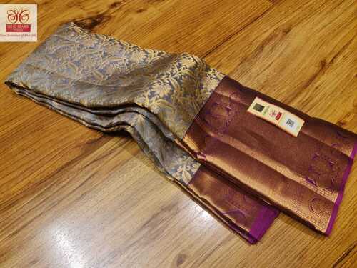 bridal shade pure kanjivaram silk saree new type