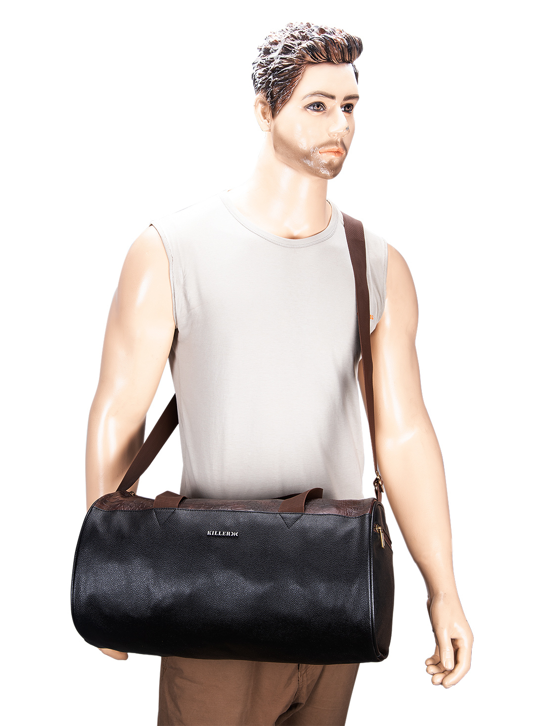 Killer Royal PU 21 Litre Black Gym bag