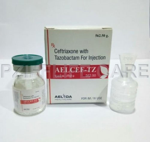  लिक्विड सेफेपाइम और ताज़ोबैक्टम इंजेक्शन AELCEF TZ562.50GM