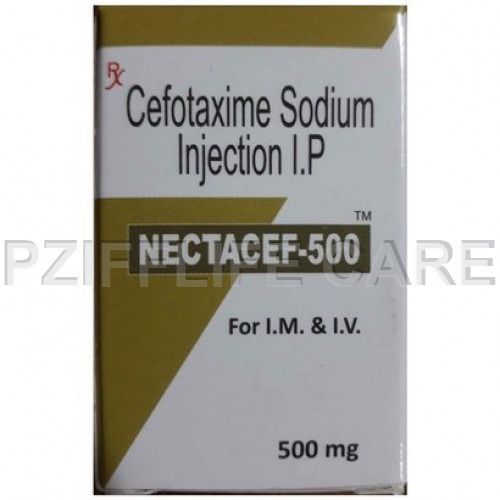 Liquid Cefotaxime Sodium Injection NECTACEF 500MG