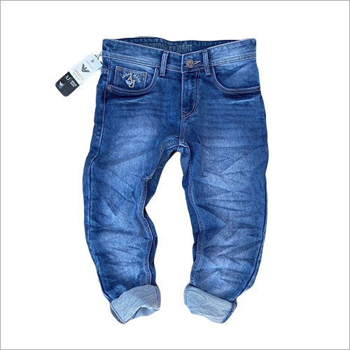 Men Denim Jeans Funky Colour - Color: Blue