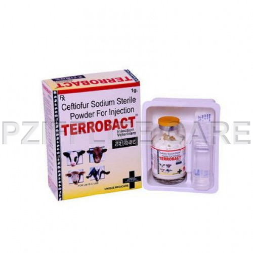 Ceftiofur Sodium Sterile Powder For Injection TERROBACT 1GM