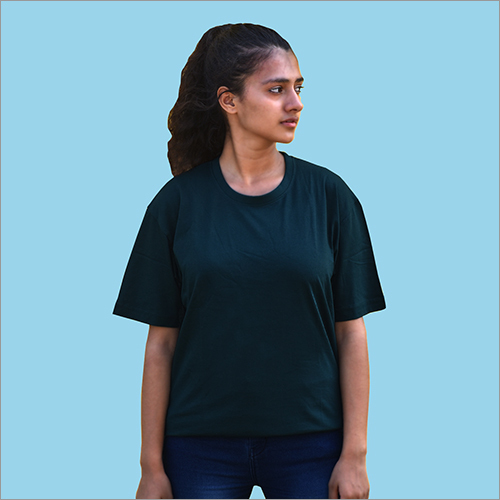 Half Sleeve Green T-Shirt