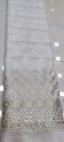 Embroidery Sequince Net Fabric