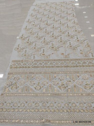 Viscose Georgette Embroidery Fabric