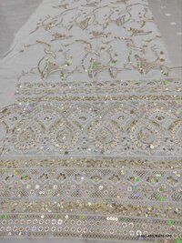 Viscose Georgette Embroidery Fabric