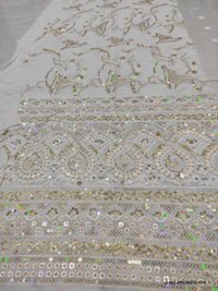 Viscose Georgette Embroidery Fabric