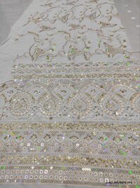 Viscose Georgette Embroidery Fabric