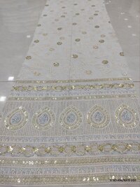 Viscose Georgette Embroidery Fabric
