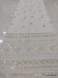 Viscose Georgette Embroidery Fabric