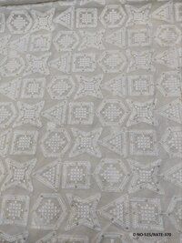 Designer Georgette Embroidery Fabric