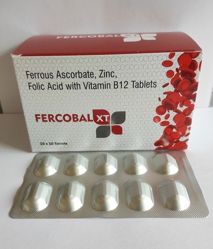 Ferrous Ascorbate Folic Acid Zinc Tablets Suitable For: Teenagers