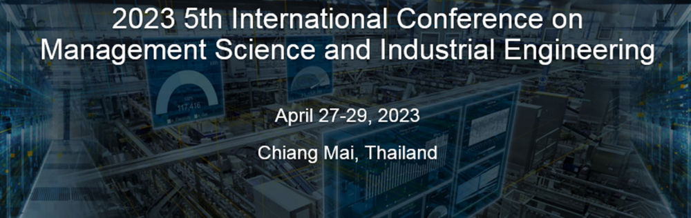 International Conference on Management Science and Industrial Engineering