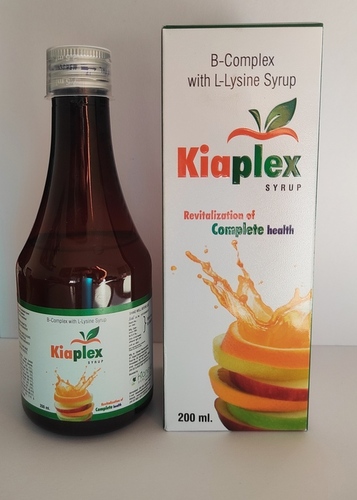 Vitamin B Complex With L-Lysine Syrup Health Supplements