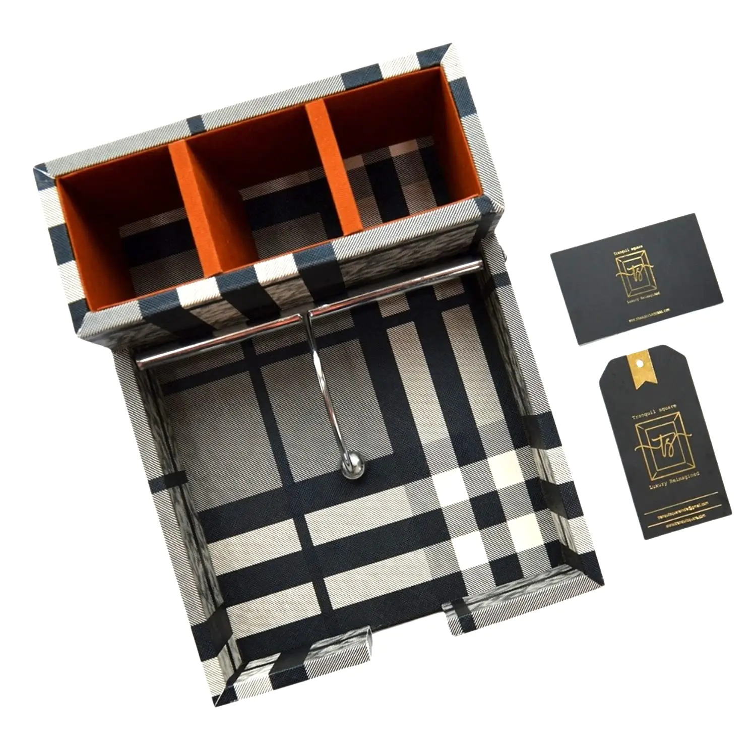 Wooden Napkin Cutlery Holder