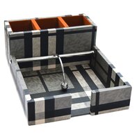 Wooden Napkin Cutlery Holder