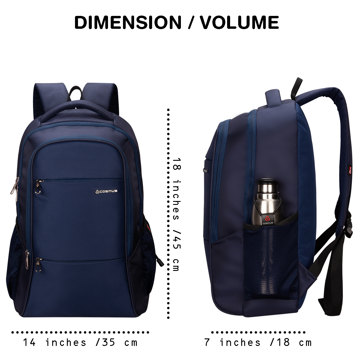 Cosmus Darwin Navy Blue 29 litres Laptop Backpack