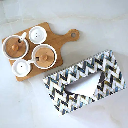 Wooden Tissue Paper Box