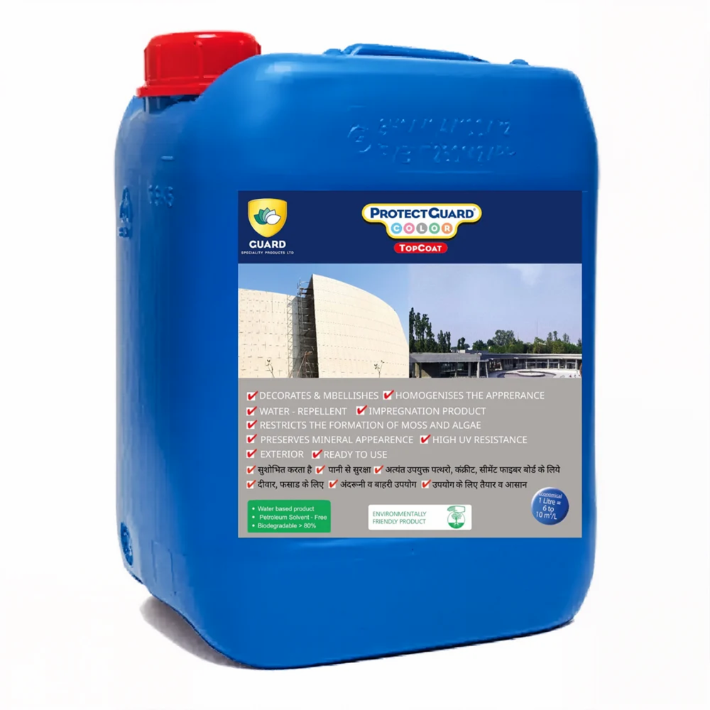 Protectguard Color Topcoat Acrylic Paint Sealer Anti-stain Water Repellent (glossy Or Matt) - Advantage: Colours The Stone