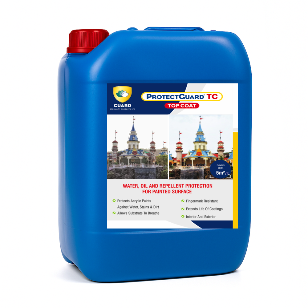 ProtectGuard Topcoat Paint Sealer Anti Stain Water Repellent Coating Acrylic Wall Facade