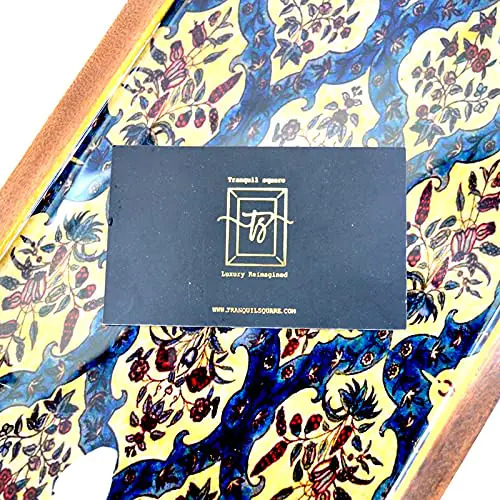 Serving Platter Blue Snack Tray