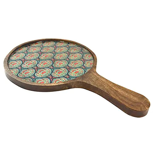 Pizza Platter Royal Peacock Multi Color