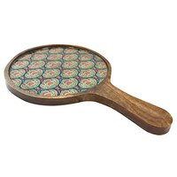 Pizza Platter Royal Peacock Multi Color