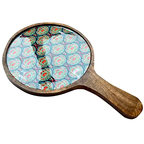 Pizza Platter Royal Peacock Multi Color