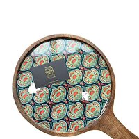 Pizza Platter Royal Peacock Multi Color