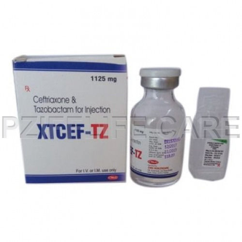 Liquid Ceftriaxone And Tazobactam For Injection XTCEF TZ1125MG