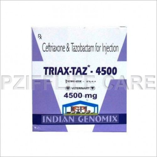 Liquid Ceftriaxone And Tazobactam For Injection Triax Taz 4500mg