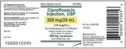 Liquid Ciprofloxacin Injection 200mg