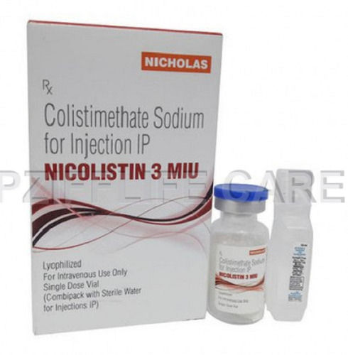 Liquid Colistimethate Sodium For Injection Nicolistin 3 Miu