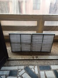 AHU Pre Filter - Galvanized Steel & Aluminum Anodized, 1-5 Micron Fine Filtration, Washable & Reusable, High Dust Holding Capacity, Light Weight