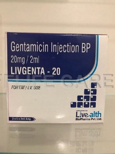 Liquid Gentamicin Injection LIVGENTA 20MG