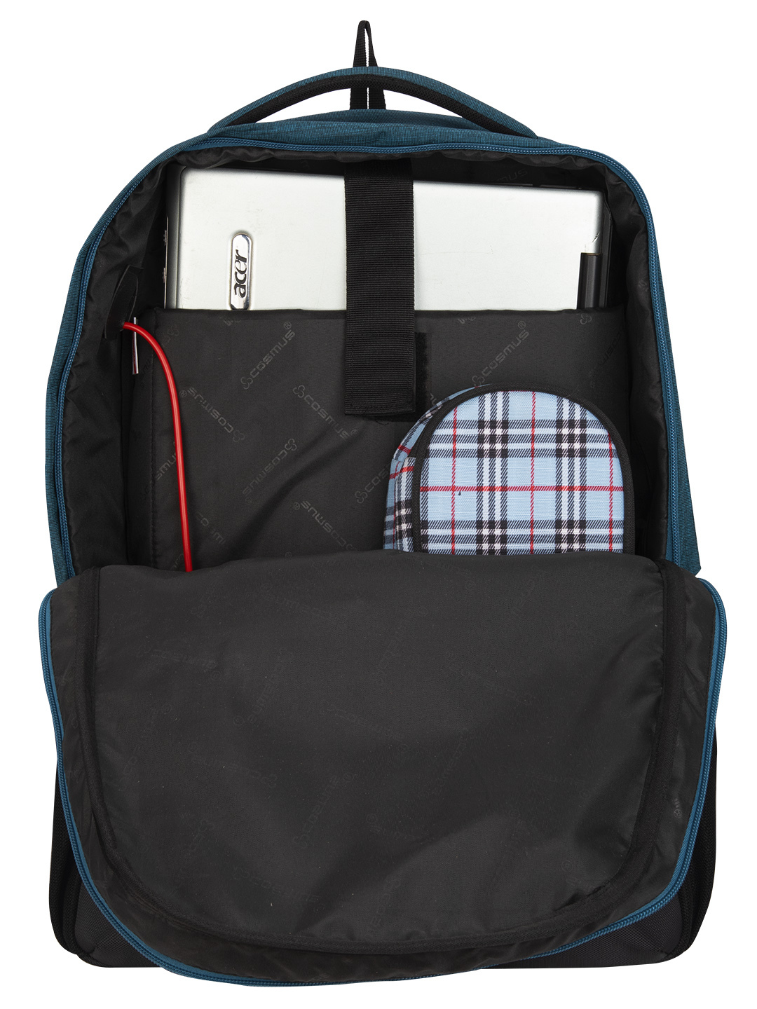 Cosmus Vogue Backpack with USB Charger Port T.Green