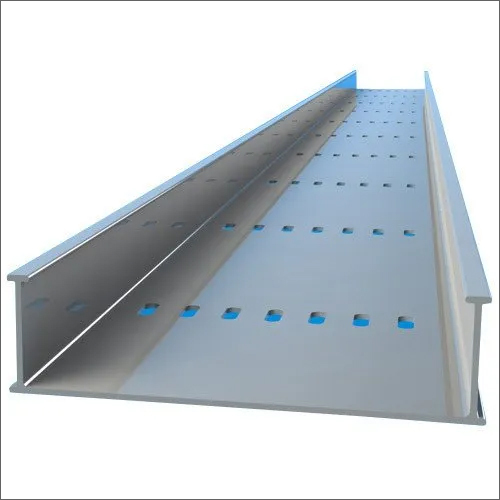 FRP Perforated Cable Tray - FRP, Any Color, Pre Galvanized Finish | Fire Retardant, Non-Conductive, High Durability, Easy to Install