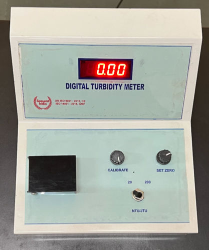 Digital Turbidity Meter - Electric Power Supply, White Color | Industrial Usage, Dual Digital Display