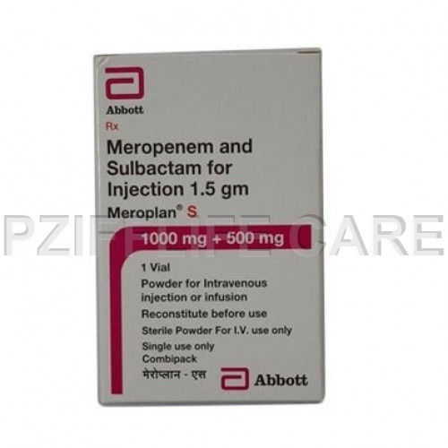 Liquid Meropenem And Sulbactam Injection MEROPLAN S 1.5MG