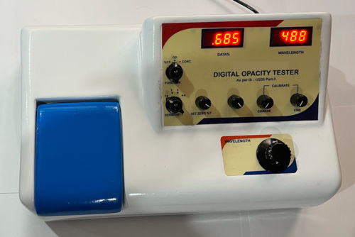 Digital opacity tester