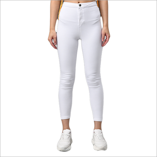 Slim Women White Jeans