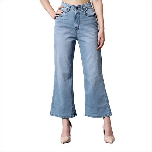 Denim High Waist Leg Jeans