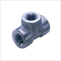 Inconel Threaded Fittings - Stainless Steel, Round Shape, Silver Color | Durable, Resilient, Long-lasting, Galvanized Surface Treatment
