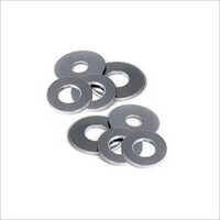 3 Mm Mild Steel Flat Washer - 1 Inch Size, Silver Color | Round Shape, Metal Coated Finish, Prevents Pre-load Loss Due To Brinelling