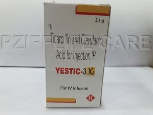 Liquid Ticarcillin And Clavulanic Acid Injection YESTIC 3.1GM