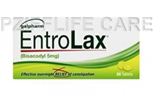 Bisacodyl Tablet General Medicines ENTROLAX By PZIFF LIFE CARE