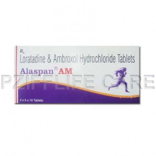 Loratadine With Ambroxol Tablets General Medicines Alaspan Am At Best ...